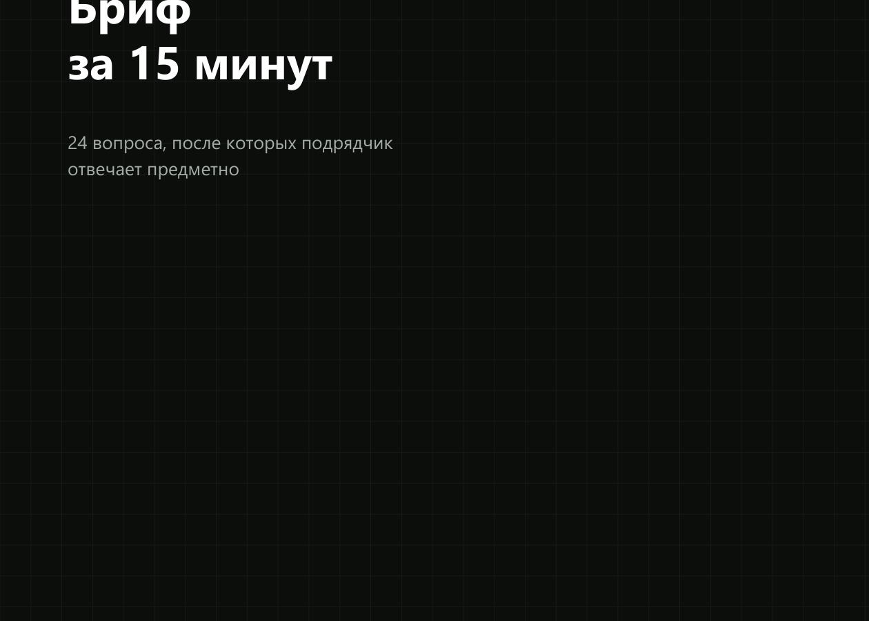 Обложка «Брифа за 15 минут»